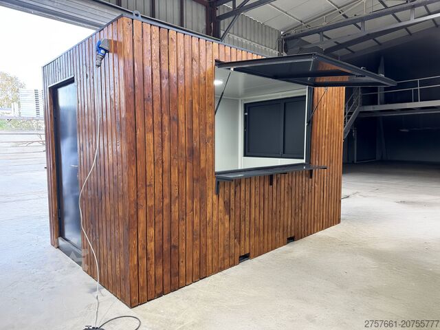 Wohncontainer Cafe Container / Bürocontainer / Baucontainer Modell EICHE IMBISS MINI