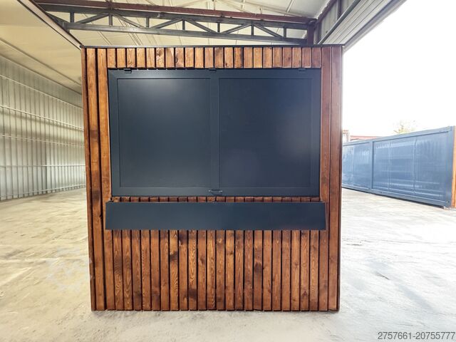 Wohncontainer Cafe Container / Bürocontainer / Baucontainer Modell EICHE IMBISS MINI