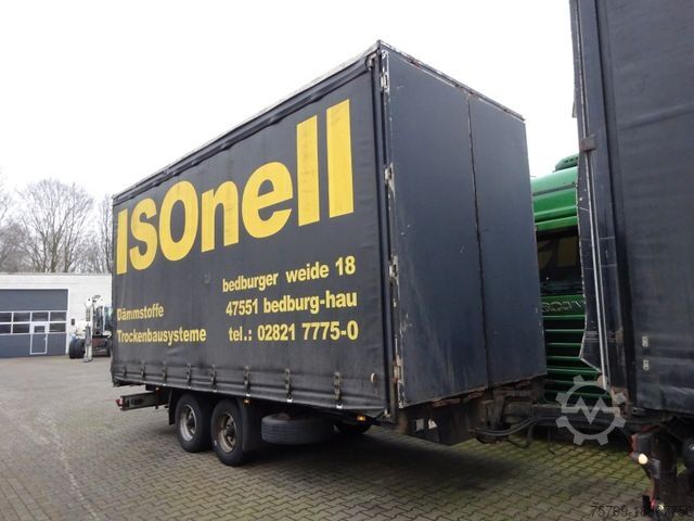 Trailer  NSD Tandem Anhänger  Plane + Spriegel +2 Achsen