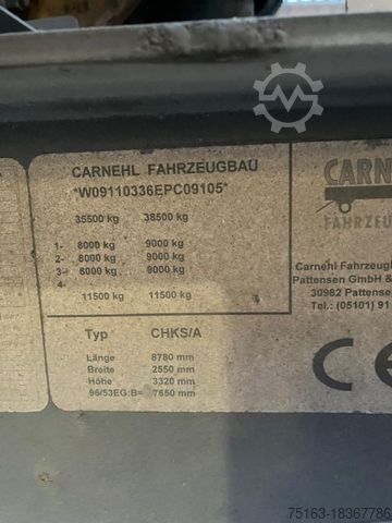 Tipper semitrailer CARNEHL Kippauflieger CHKS / A Kippauflieger
