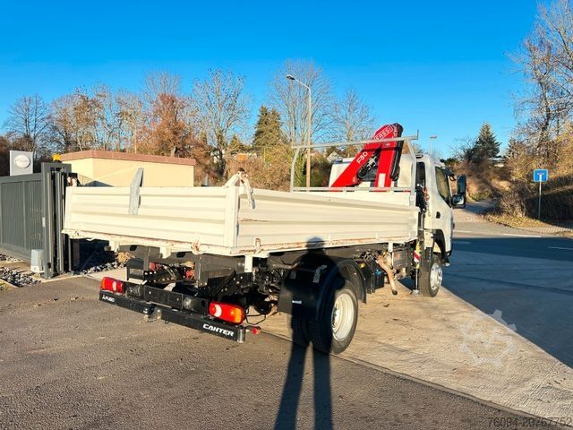 Autokranwagen FUSO Canter 7C18 4x4 Kipper KRAN 11m Greifer AHK