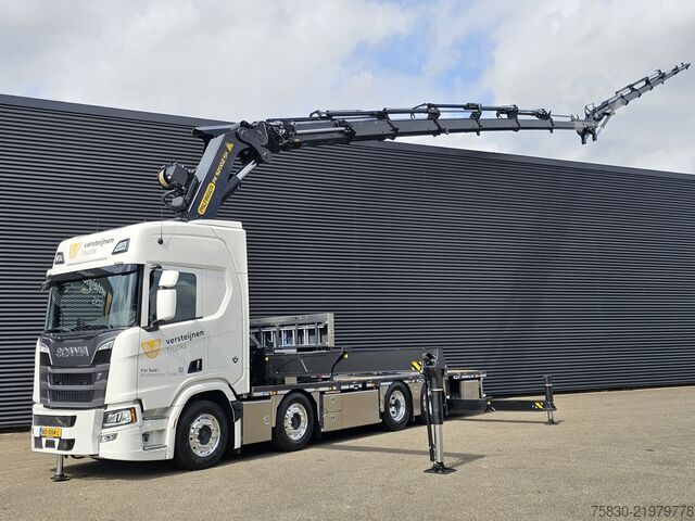 Crane truck Scania R590 8x2*6 / TREKKER / PALFINGER PK 92002 - JIB...