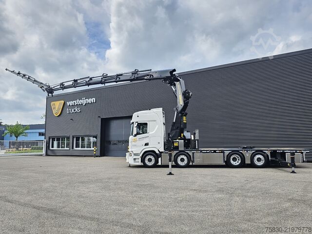 Crane truck Scania R590 8x2*6 / TREKKER / PALFINGER PK 92002 - JIB...