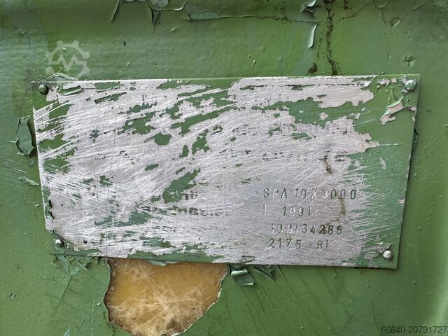 Horizontal-Drehmaschine SARO SPA 10x3000