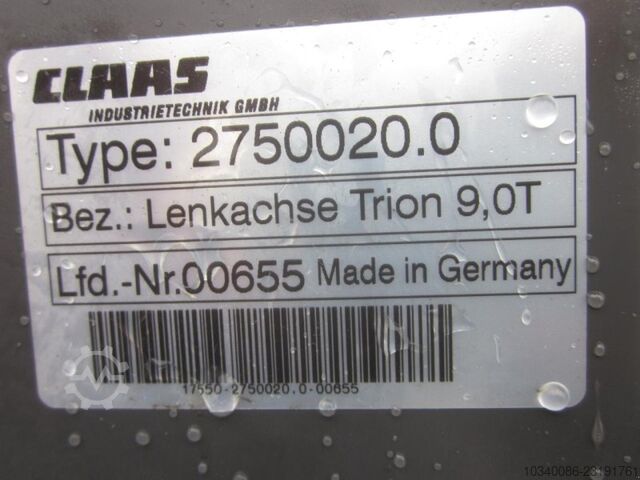 CLAAS TRION 520 – 660, 710 – 750, TT, Lenkachse, Achse CLAAS TRION 520 – 660, 710 – 750, TT, Lenkachs