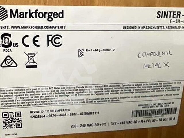 3D Drucker Markforged Metal X Komplettsystem