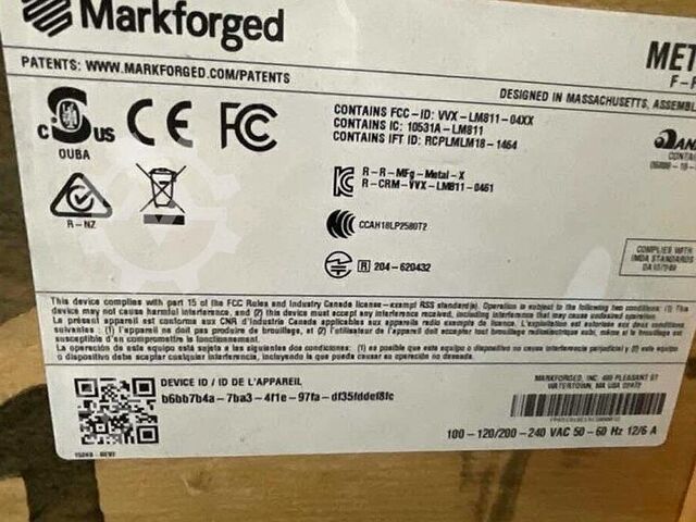 3D Drucker Markforged Metal X Komplettsystem