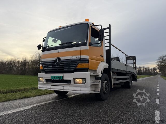 Mercedes Atego 1823L 4X2 Maschinentransporter / Auffahr-Lkw EURO2 240 Tkm 1999 TÜV bis 03/2026 MERCEDES-BENZ 1823L 4X2 Machine Transporter / Oprij Vrachtwagen Hydraulische Kleppen EURO2 240dkm 1999 APK 3-2026