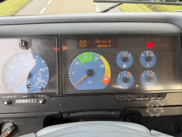 Mercedes Atego 1823L 4X2 Maschinentransporter / Auffahr-Lkw EURO2 240 Tkm 1999 TÜV bis 03/2026 MERCEDES-BENZ 1823L  4X2  Machine Transporter / Oprij Vrachtwagen Hydraulische Kleppen  EURO2 240dkm 1999 APK 3-2026