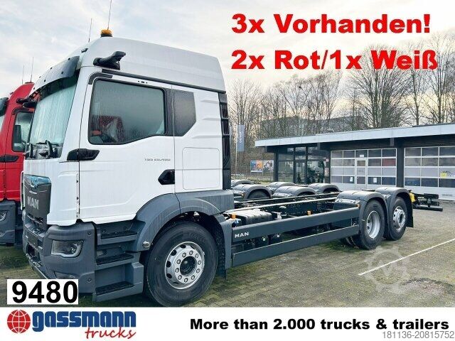 LKW-Fahrgestell MAN TGS 26.480 6x2-4 BL CH, Lenk-/Lift, OptiView, LED,