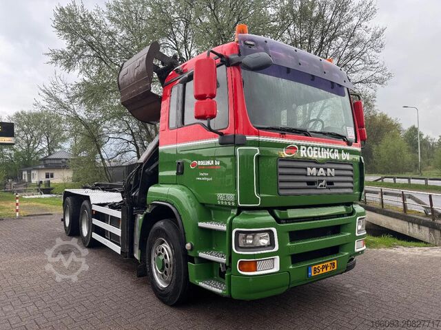 Kabelsystem MAN TGA 26.360 6 X 4  Handgeschakeld met HMF Z Kraan
