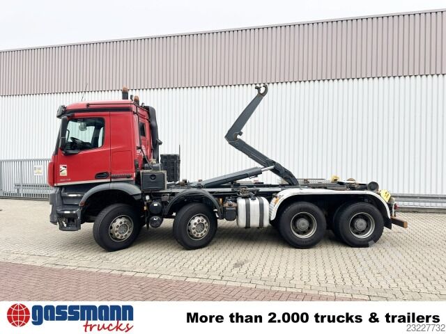 Roll-off tipper truck Mercedes-Benz Arocs 3243 K 8x4/4,