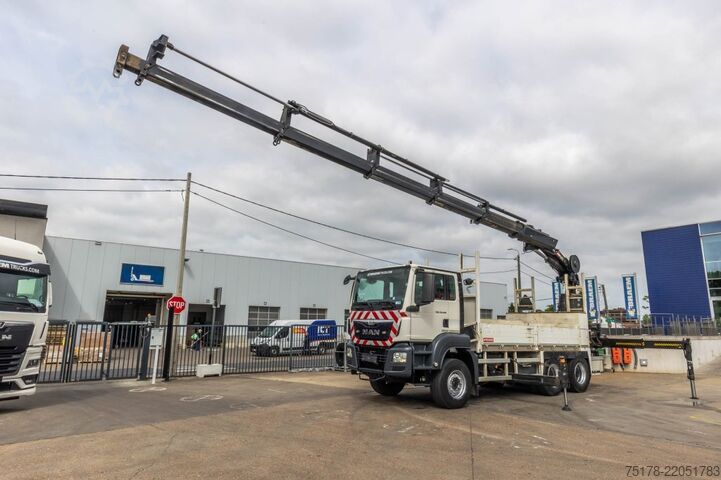 Open body MAN TGS 33.440 BL - HIAB 288 E-5