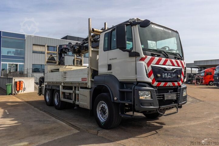 Open body MAN TGS 33.440 BL - HIAB 288 E-5