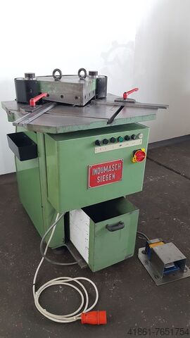 Hydr. sheet notching machine INDUMASCH, Siegen V 254