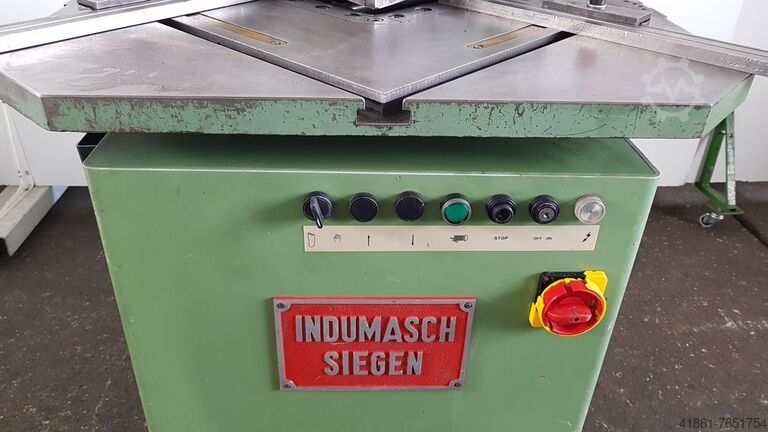 Hydr. sheet notching machine INDUMASCH, Siegen V 254