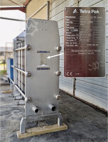 Plate heat exchanger Tetra pak Tetraplex C10-SM
