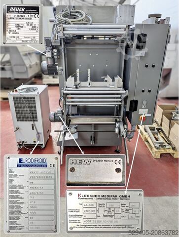 Ligne de conditionnement Sachets / Étuis Klockner MediSeal LA-300 + P-700