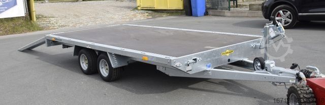 Car carrier trailer HUMBAUR Universal 3000 Holz, sofort lieferbar