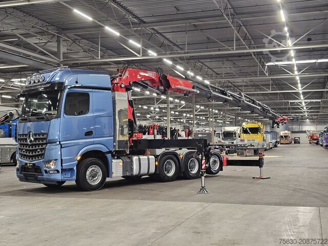 Crane truck Mercedes-Benz 3353 8x4 / FASSI 71  T/M + JIB / CRANE / KRAN