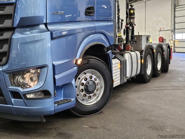 Crane truck Mercedes-Benz 3353 8x4 / FASSI 71  T/M + JIB / CRANE / KRAN