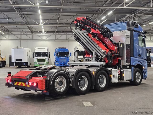 Crane truck Mercedes-Benz 3353 8x4 / FASSI 71  T/M + JIB / CRANE / KRAN