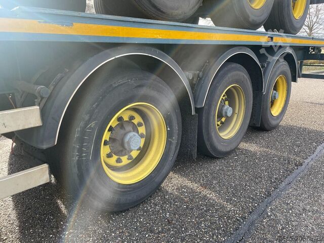 Plattformanhänger Haan OPL45 Heavy Duty / Rungen-Potholes /BPW / 2x Li...