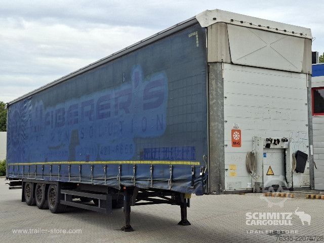 Open semitrailer with tarp Schmitz Cargobull Curtainsider Mega