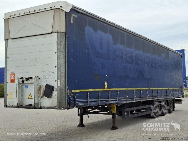 Open semitrailer with tarp Schmitz Cargobull Curtainsider Mega