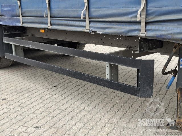 Open semitrailer with tarp Schmitz Cargobull Curtainsider Mega
