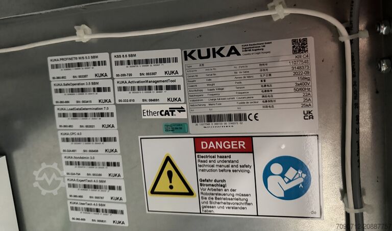 Industrial robot KUKA KR180 R2900-2 / FLR