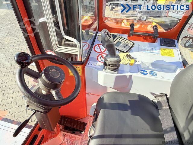 4-way forklift Hubtex DQ45G DUPLEX 5000 FORK-POSITIONER CABIN