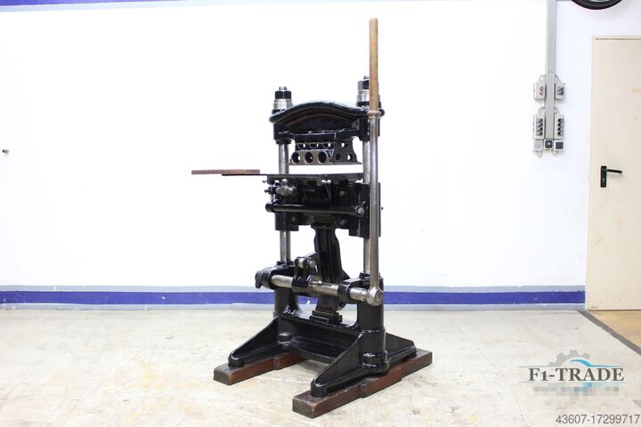 Kniehebelprägepresse - Embossing Stamping Press Karl Krause KHP