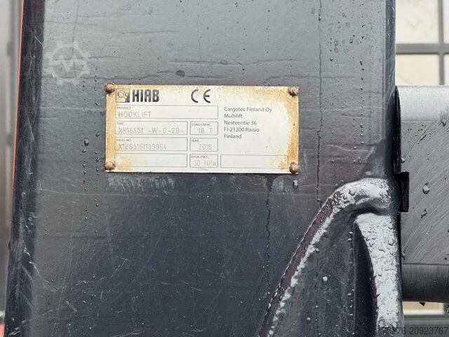 Hook arm system MAN TGS 33.480 BB 6x4 Hooklift Euro 6