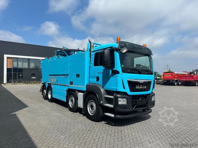 Suction vehicle MAN TGS 35.400 8X2-4 BL WIEDEMANN SUPER 1000