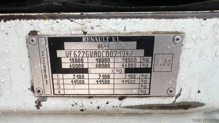 Standard tractor Renault Premium 400 (POMPE MANUELLE / MANUAL PUMP / EUR...
