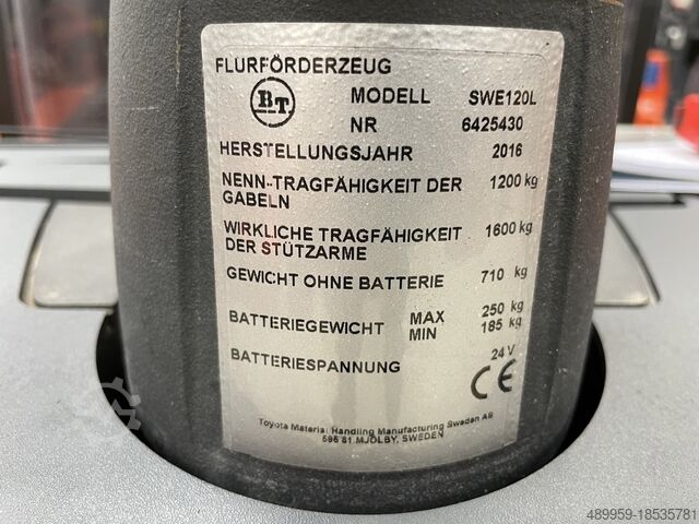 High Lift stacker BT Hochhubwagen SWE120L