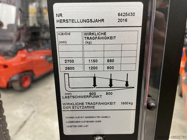 High Lift stacker BT Hochhubwagen SWE120L