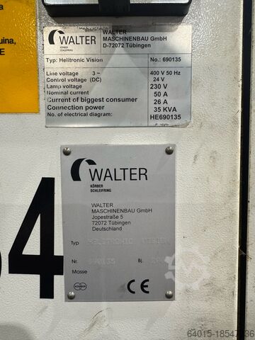 CNC-Werkzeug- und Fräserschleifmaschine Walter Helitronic Vision