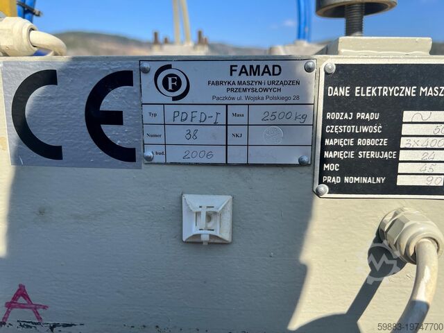 Line for micro-jointing (finger jointing) FAMAD PDFD-I
