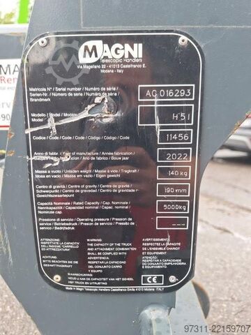 Loader/unloader Magni FRAME MOUNTED HOOK 5T
