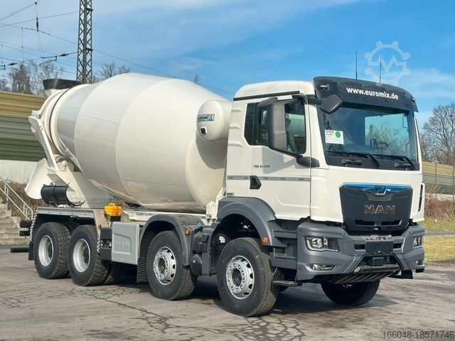 Concrete mixer truck MAN TGS 41.480 8x4 /Euro6e Euromix EM 12 R