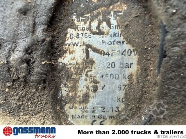 Truck mounted crane Kinshofer KM 604HPX-250c