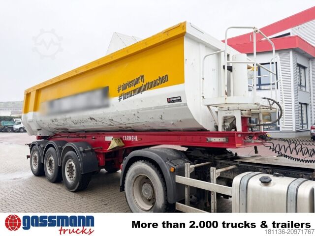 Tipper semitrailer Carnehl CHKS /AH, Alumulde ca. 26m³, Liftachse