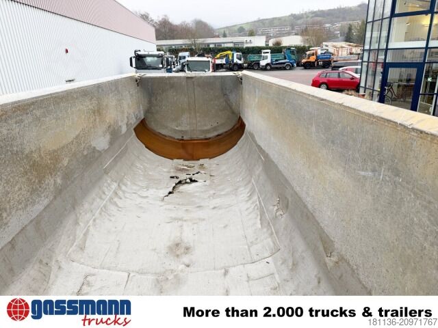 Tipper semitrailer Carnehl CHKS /AH, Alumulde ca. 26m³, Liftachse