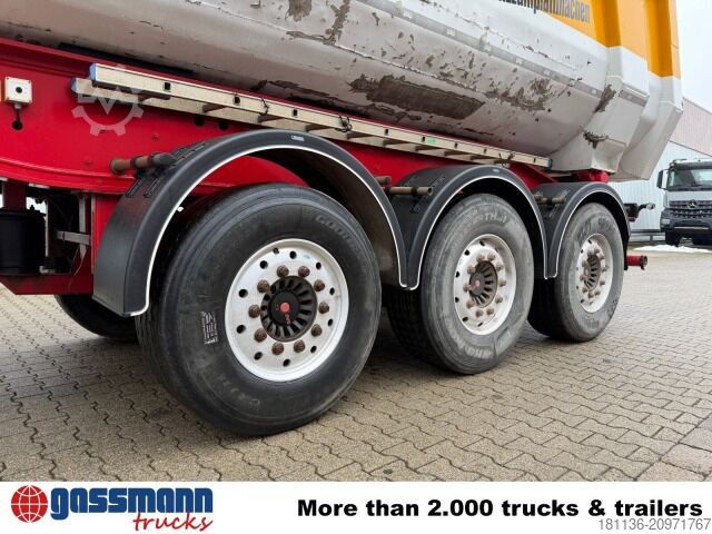 Tipper semitrailer Carnehl CHKS /AH, Alumulde ca. 26m³, Liftachse