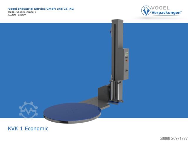 Semi-automatic pallet wrapper Drehteller // Palettenwickler KVK 1 Economic - zeitnah verfügbar