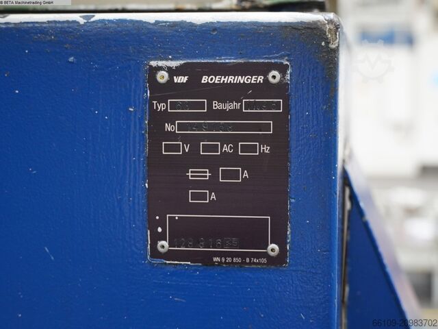 Drehmaschine-konventionell-elektronisch VDF BOEHRINGER VDF 180 Cm-H