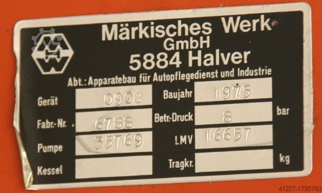 Druckluftpumpe für Frischöl MWH mit Haspel