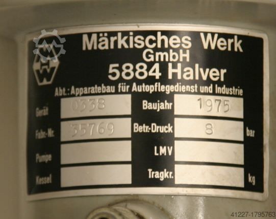 Druckluftpumpe für Frischöl MWH mit Haspel